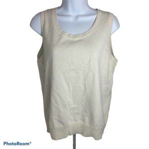 Talbots Pima Cotton sleeveless sweater